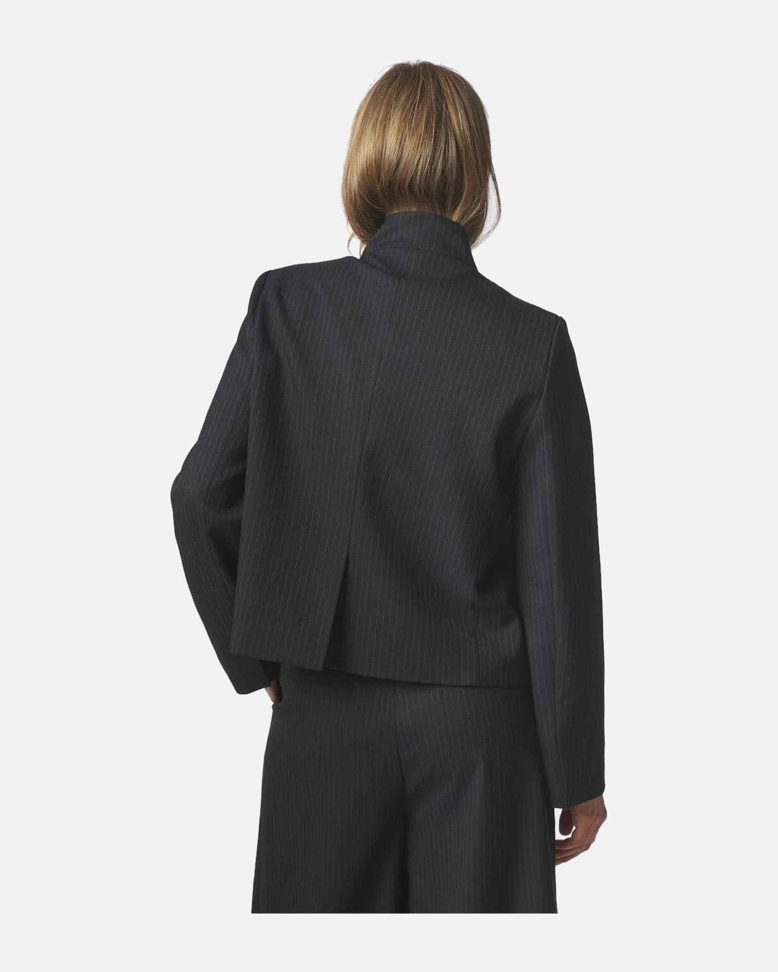 Neo Noir Tiria Slim Pinstripe Blazer