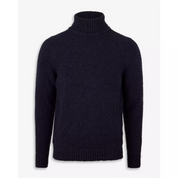 SWEATER KNITTED ROLLNECK BOUCLÉ MERINO WOOL