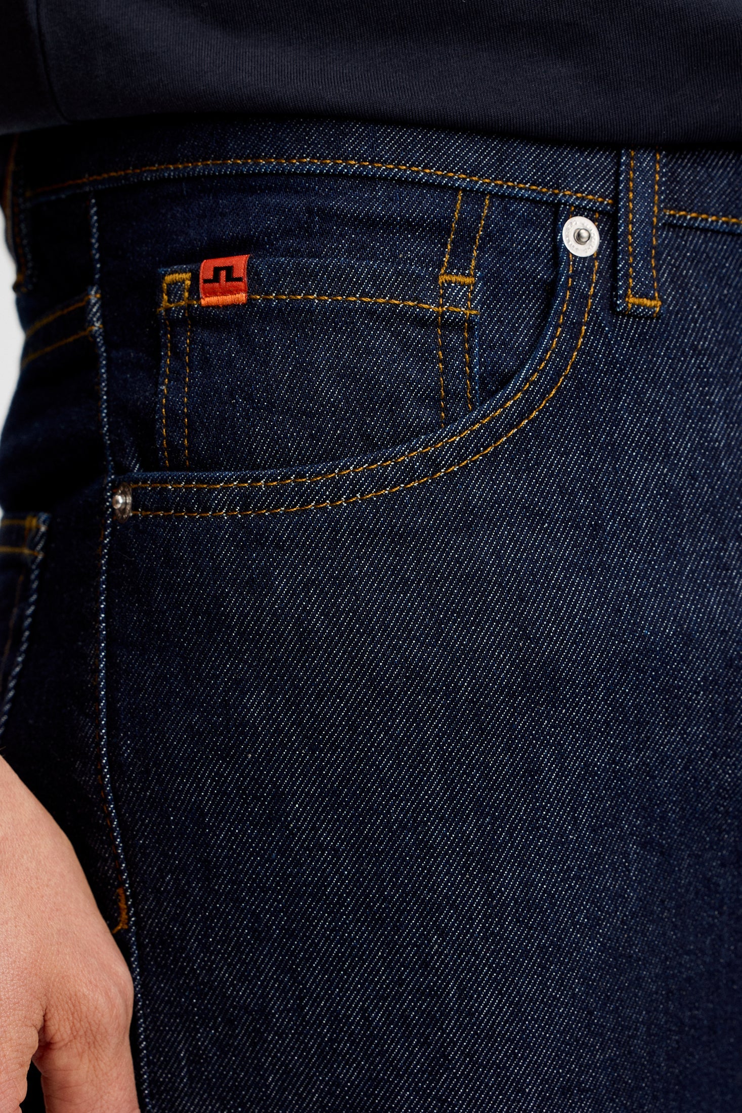 J.Lindeberg Jax Rinsed Slim Jeans, Dark Blue
