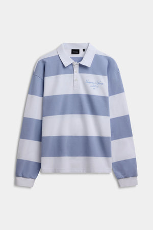 038 STRIPES WHITE/VINTAGE BLUE