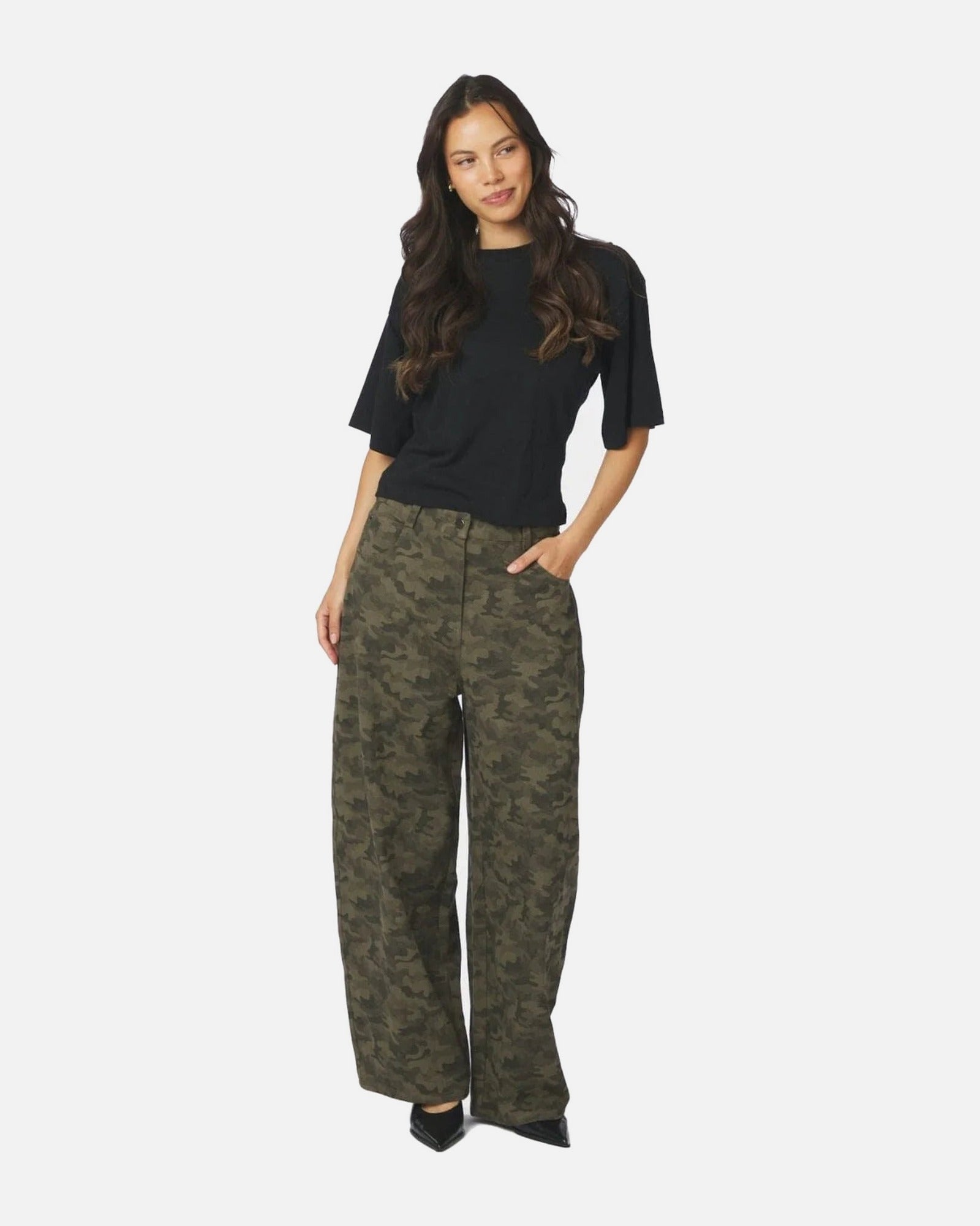 Neo Noir Haven Camou Jeans