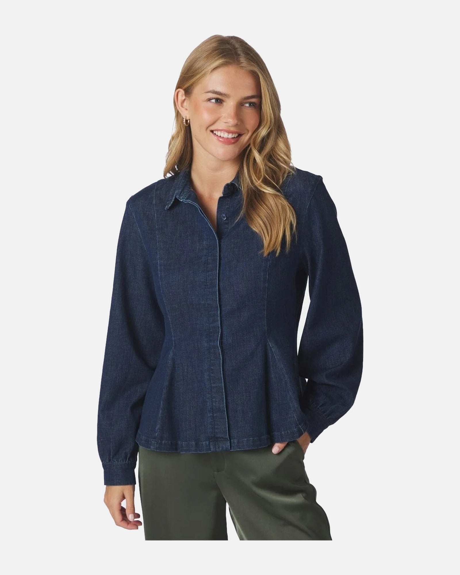 Neo Noir Melody Denim Shirt