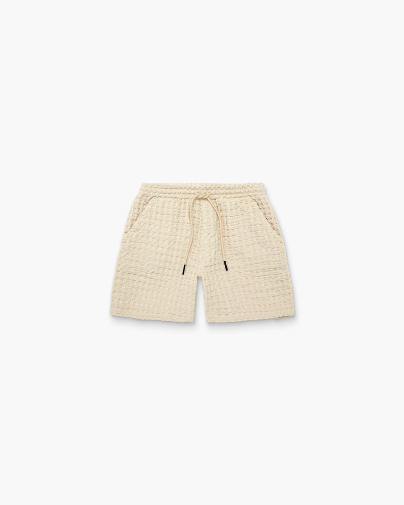 Porto Waffle Shorts – 02 ECRU PORTO