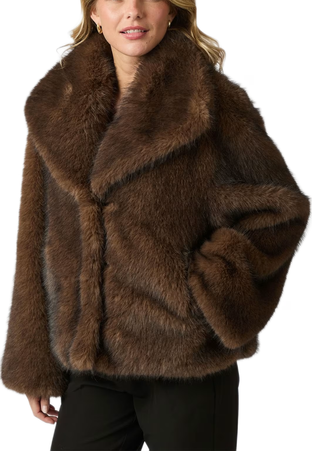 STEPHANIE FAUX FUR JACKET