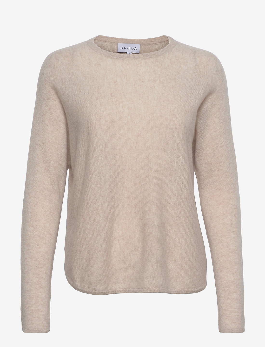 CURVED SWEATER CASHMERE