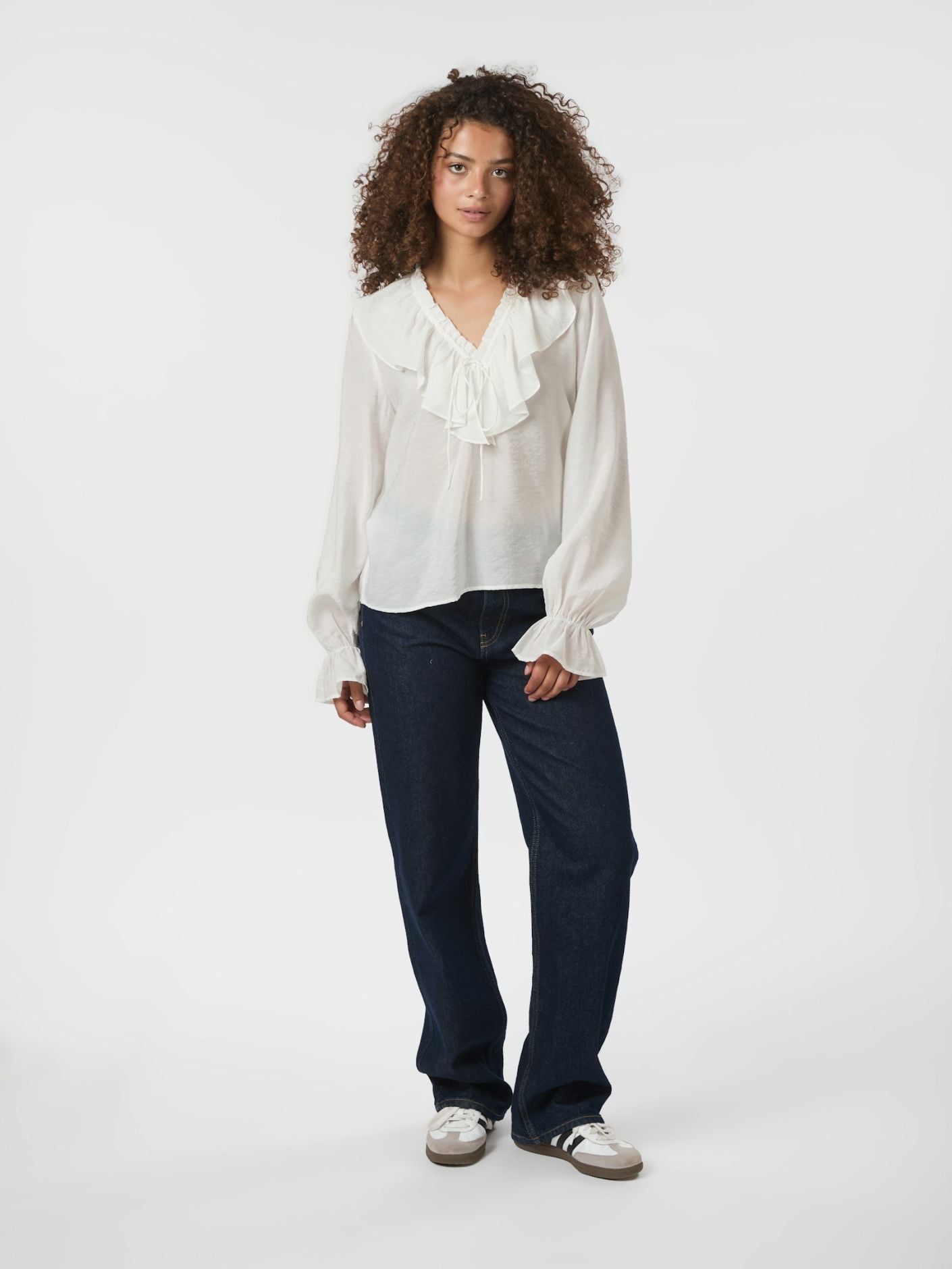 AMINEA RUFFLE BLOUSE