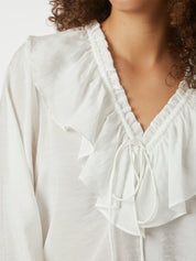 AMINEA RUFFLE BLOUSE