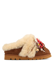NOKWOL APRIL TAN HAIRY SUEDE