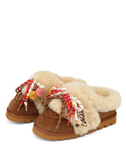 NOKWOL APRIL TAN HAIRY SUEDE