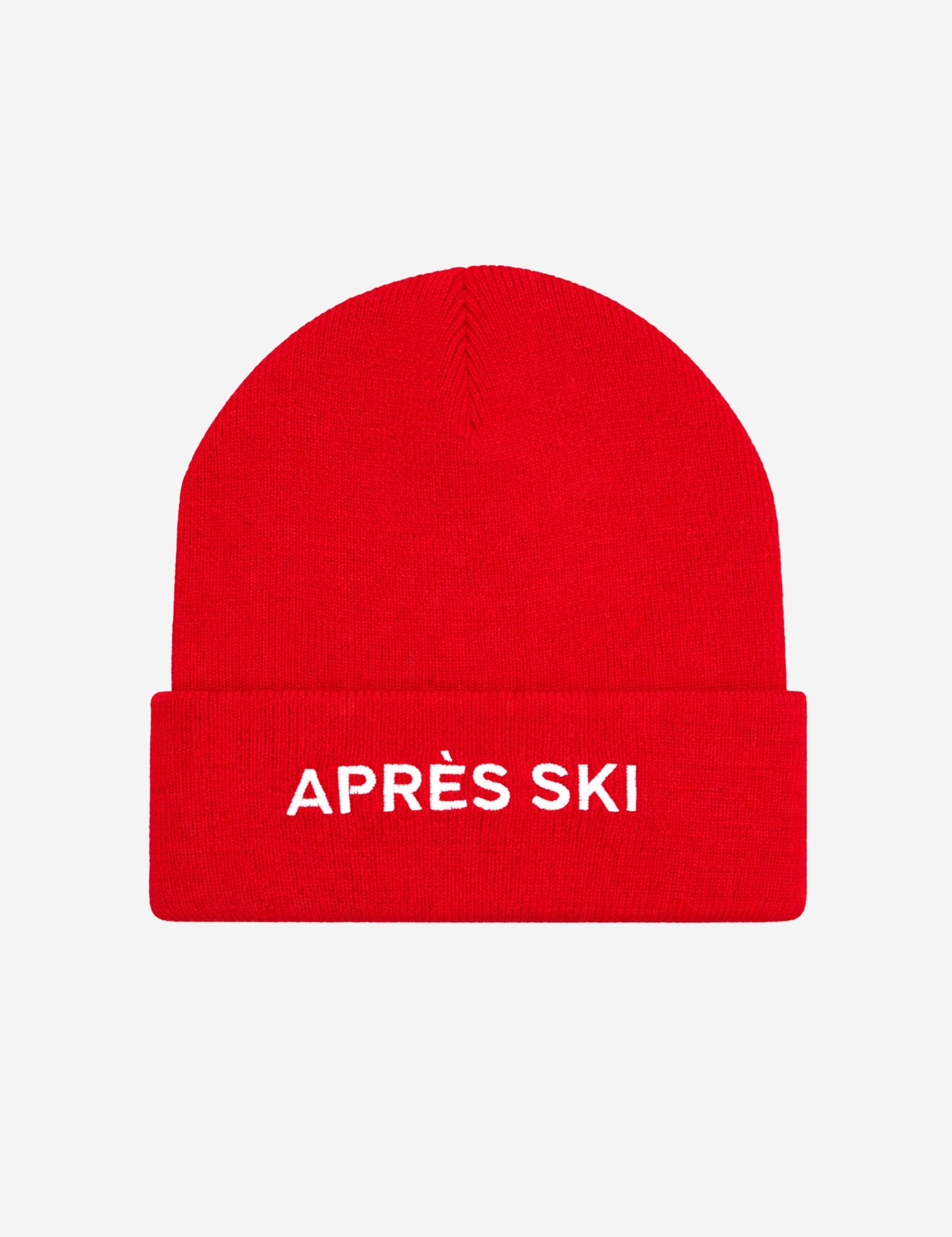 BEANIE APRES SKI RED