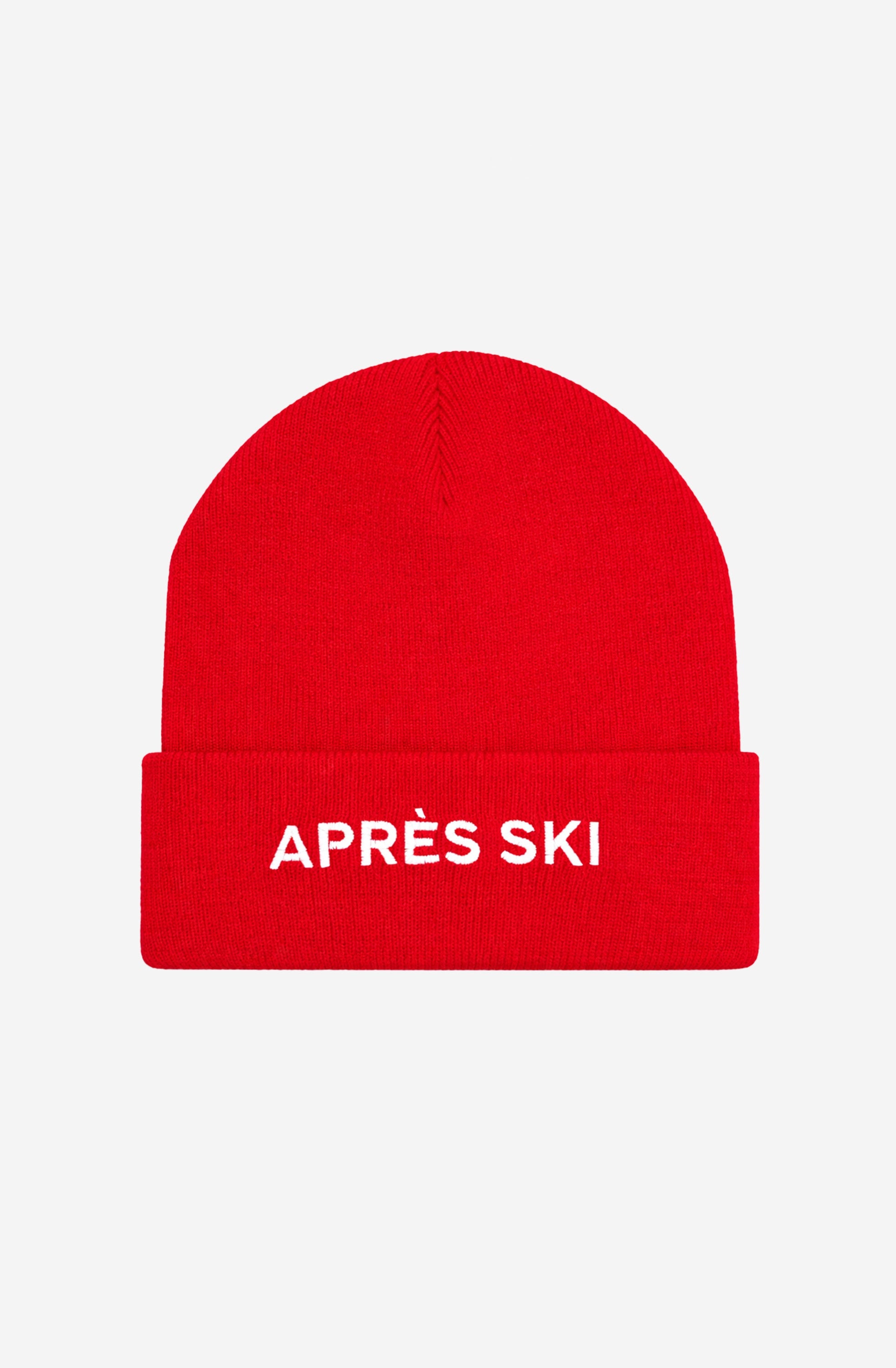 BEANIE APRES SKI RED