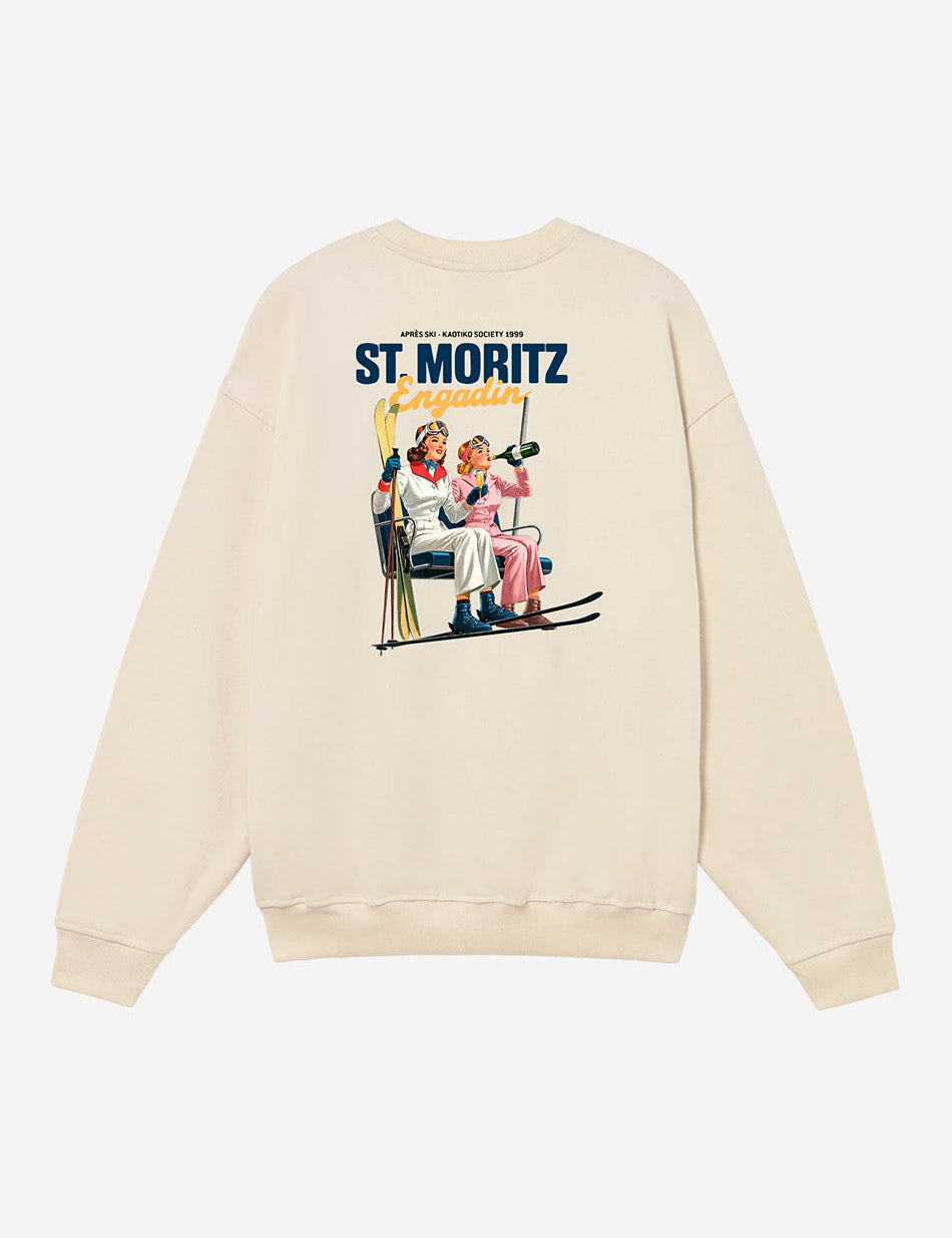 CREW OVERSIZE APRES SKI TOBACCO