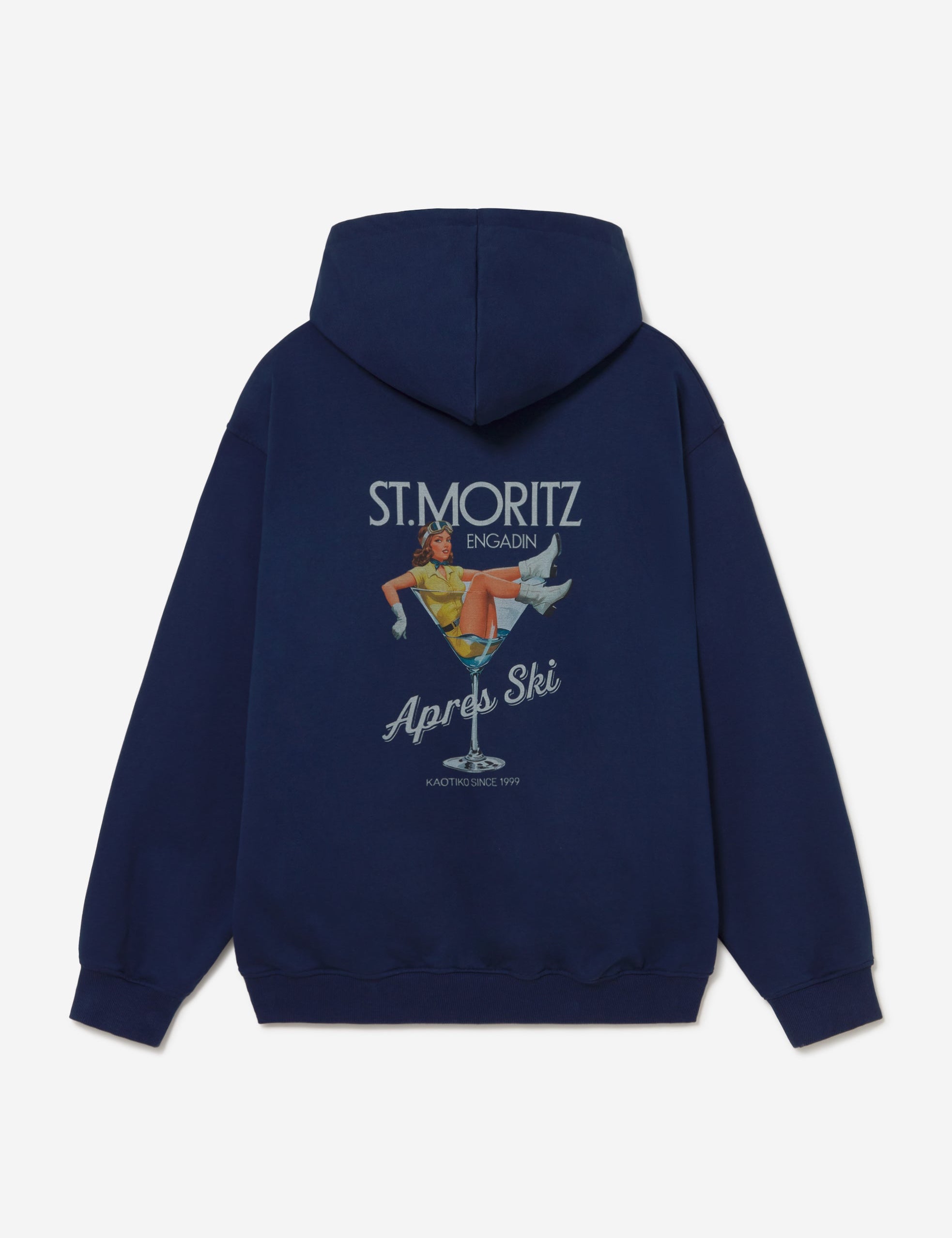 HOODIE OVERSIZE SNOW COCKTAIL BLUE