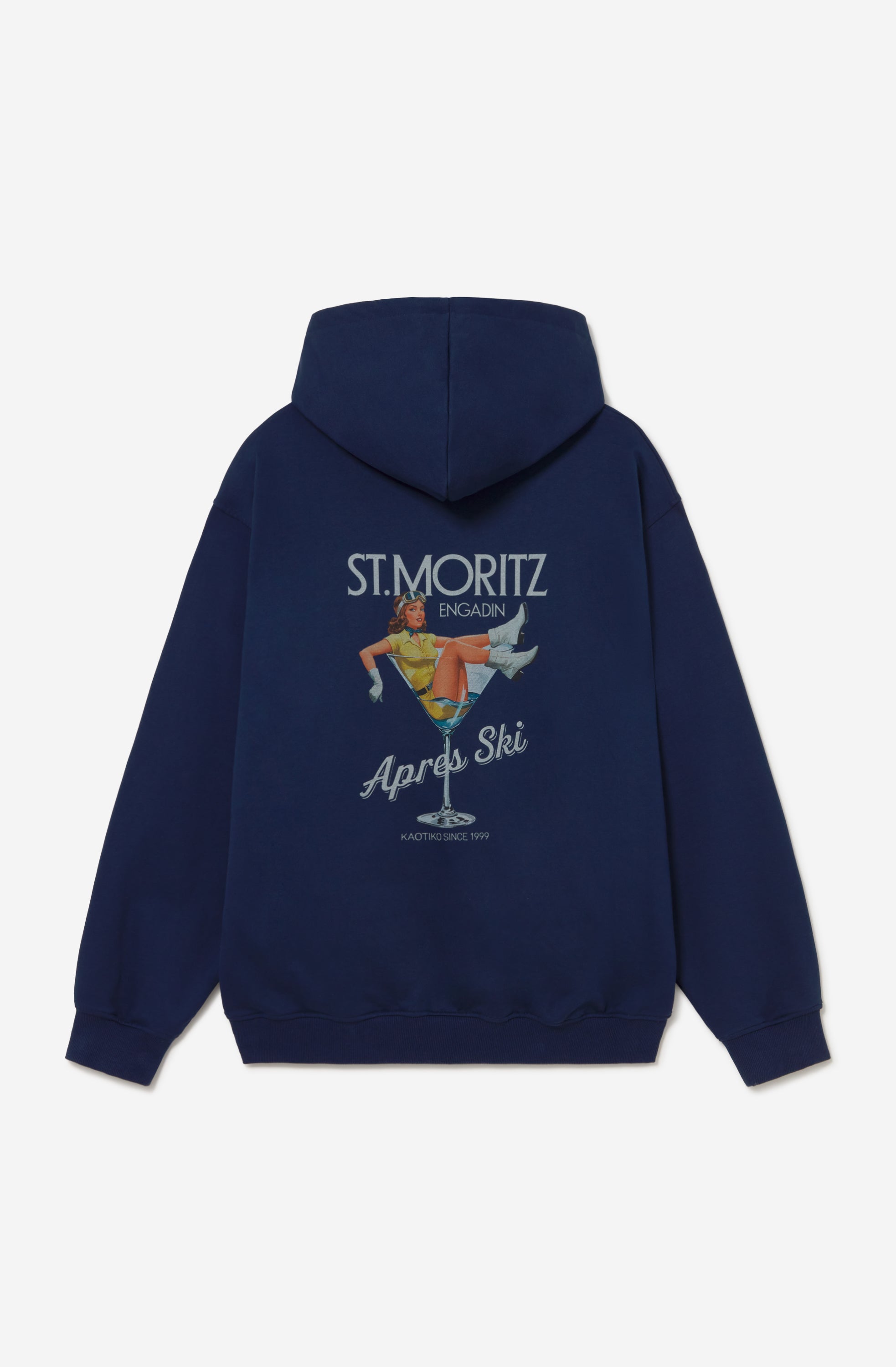 HOODIE OVERSIZE SNOW COCKTAIL BLUE