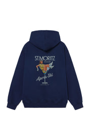 HOODIE OVERSIZE SNOW COCKTAIL BLUE