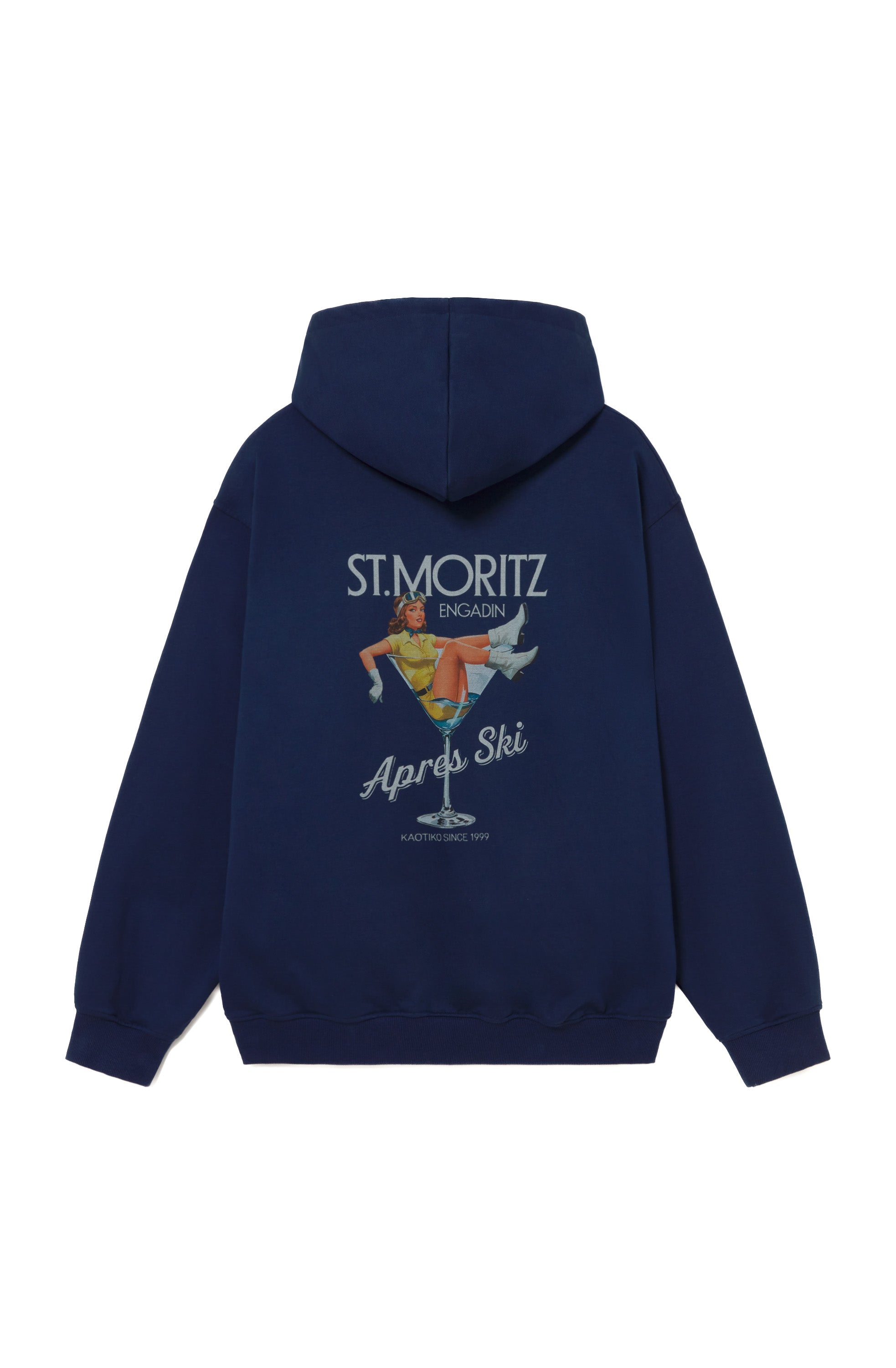 HOODIE OVERSIZE SNOW COCKTAIL BLUE