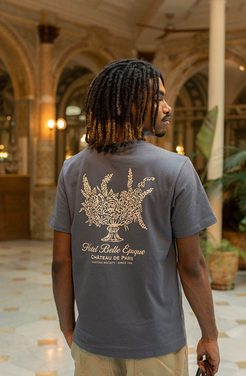 REGULAR GARLAND T-SHIRT BLUE