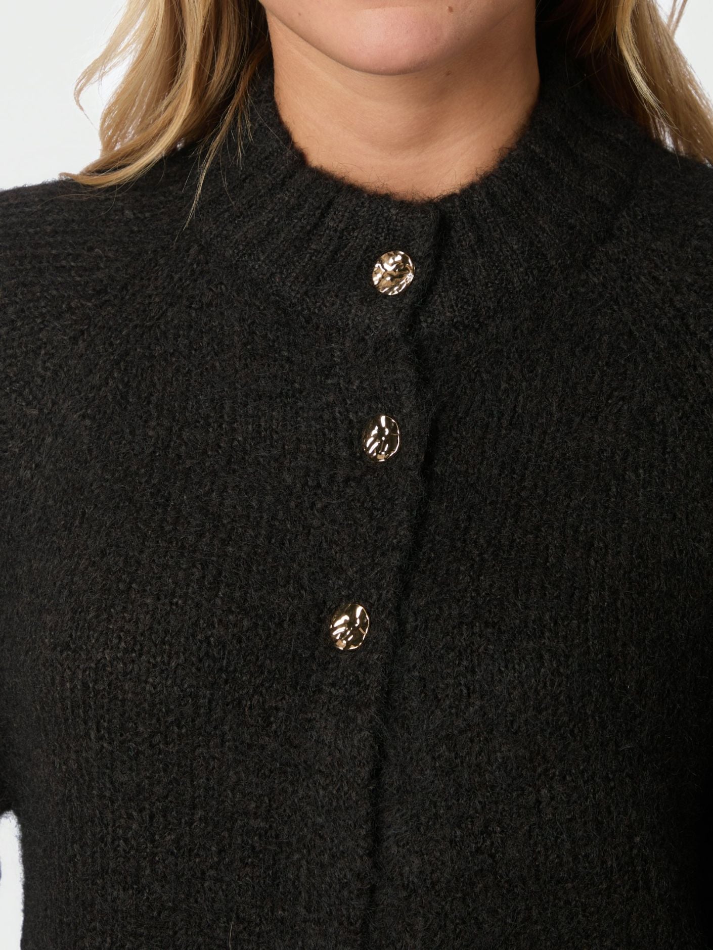 BENUTA FLUFFY KNIT CARDIGAN