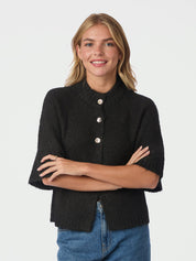 BENUTA FLUFFY KNIT CARDIGAN