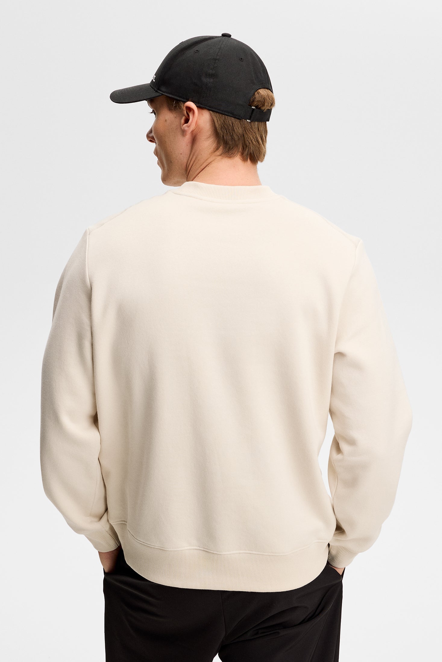 J.Lindeberg Alpha Crew Neck U029 MOONBEAM