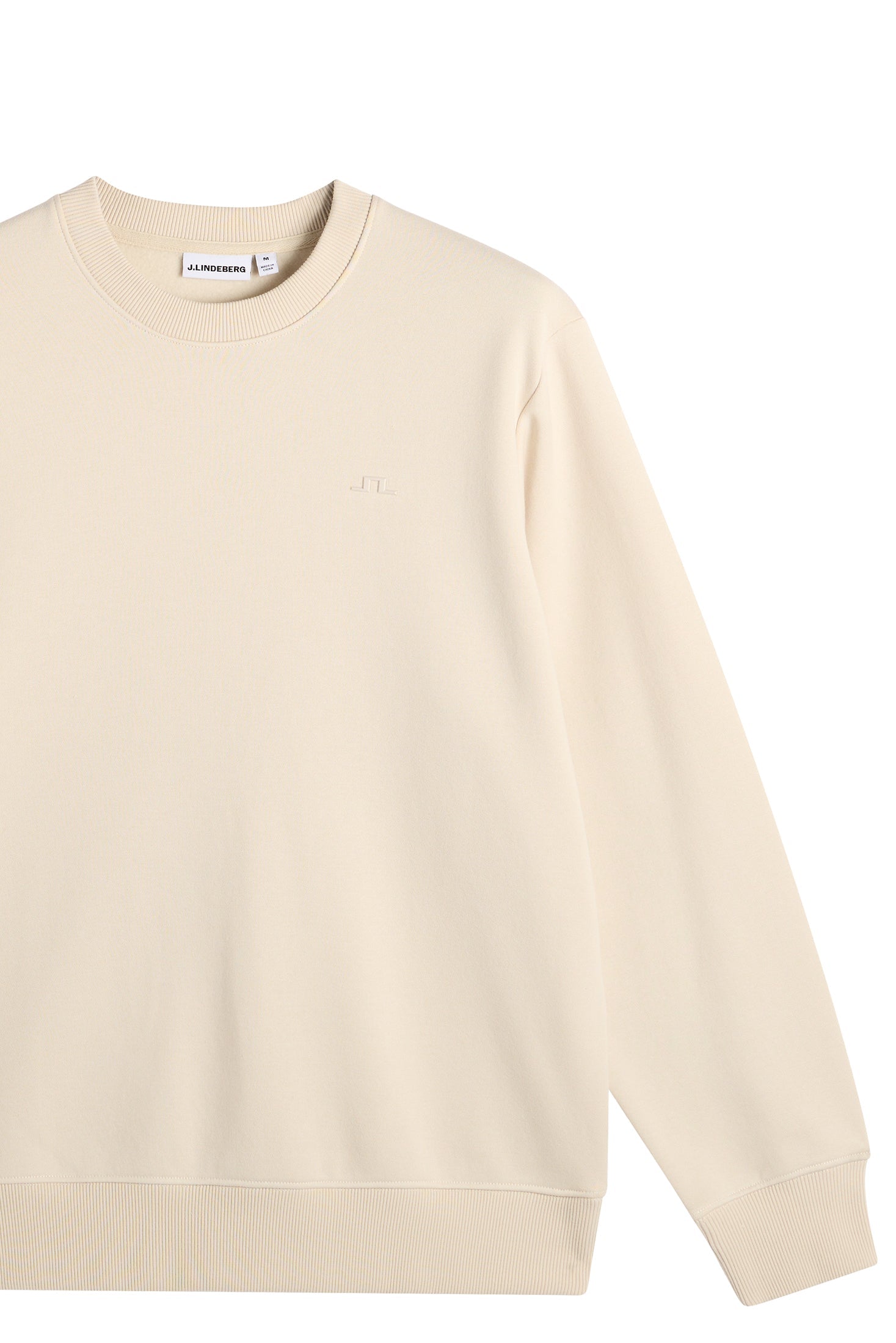 J.Lindeberg Alpha Crew Neck U029 MOONBEAM