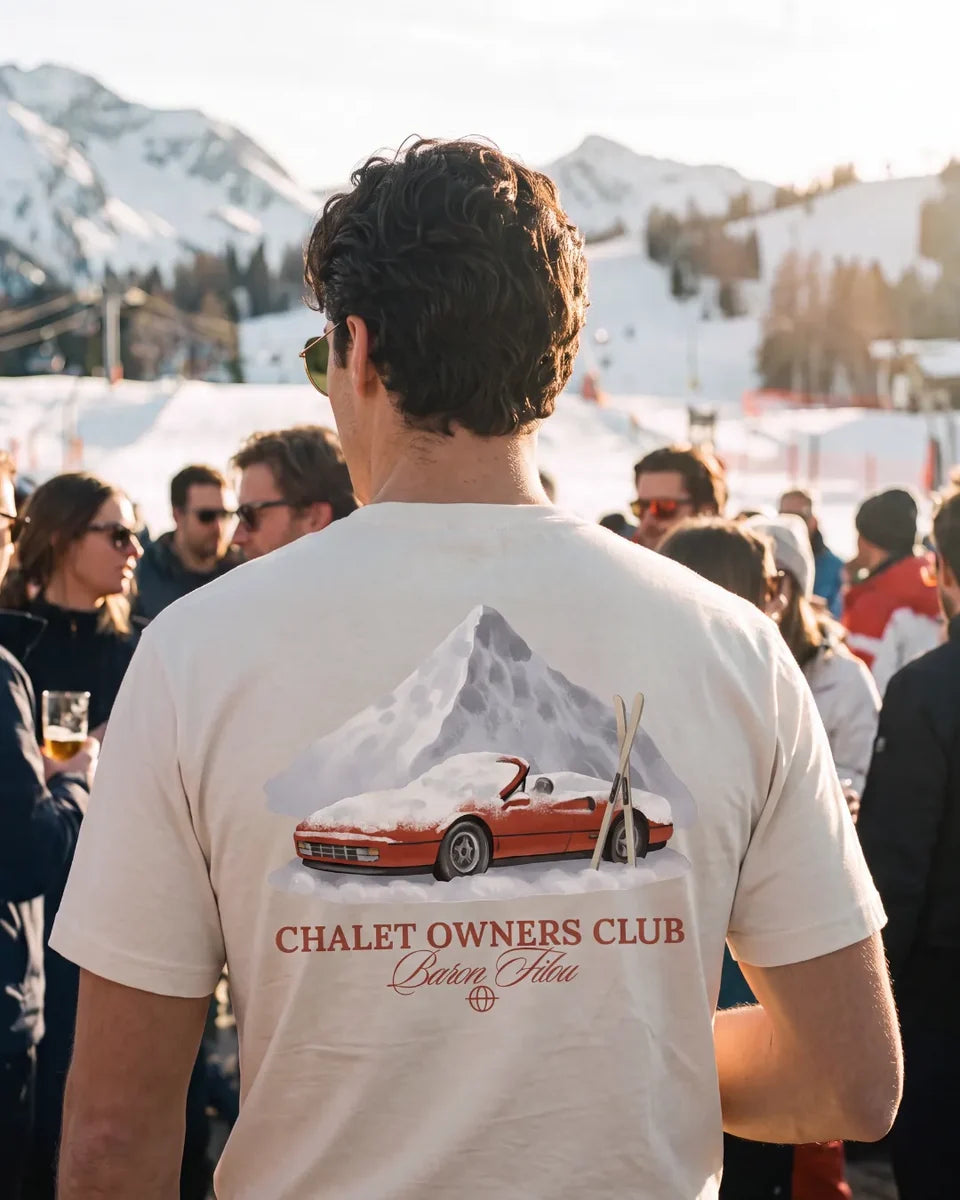 OVERSIZED BACKPRINT T-SHIRT SNOWY CAR