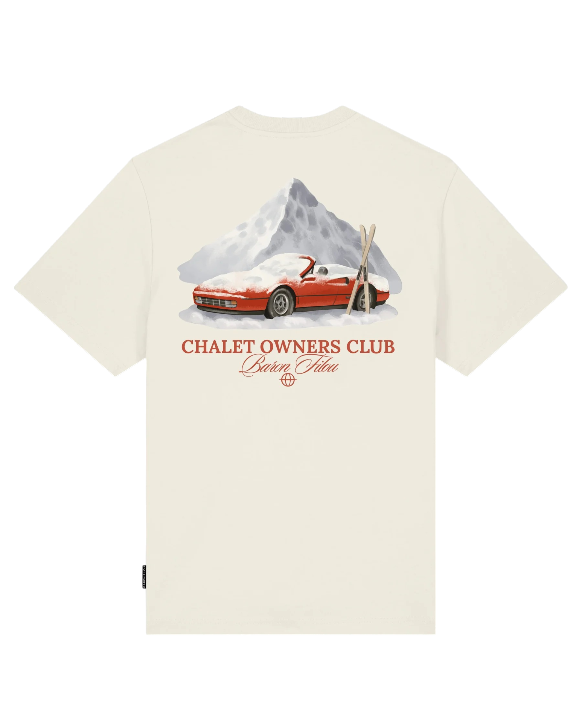 OVERSIZED BACKPRINT T-SHIRT SNOWY CAR