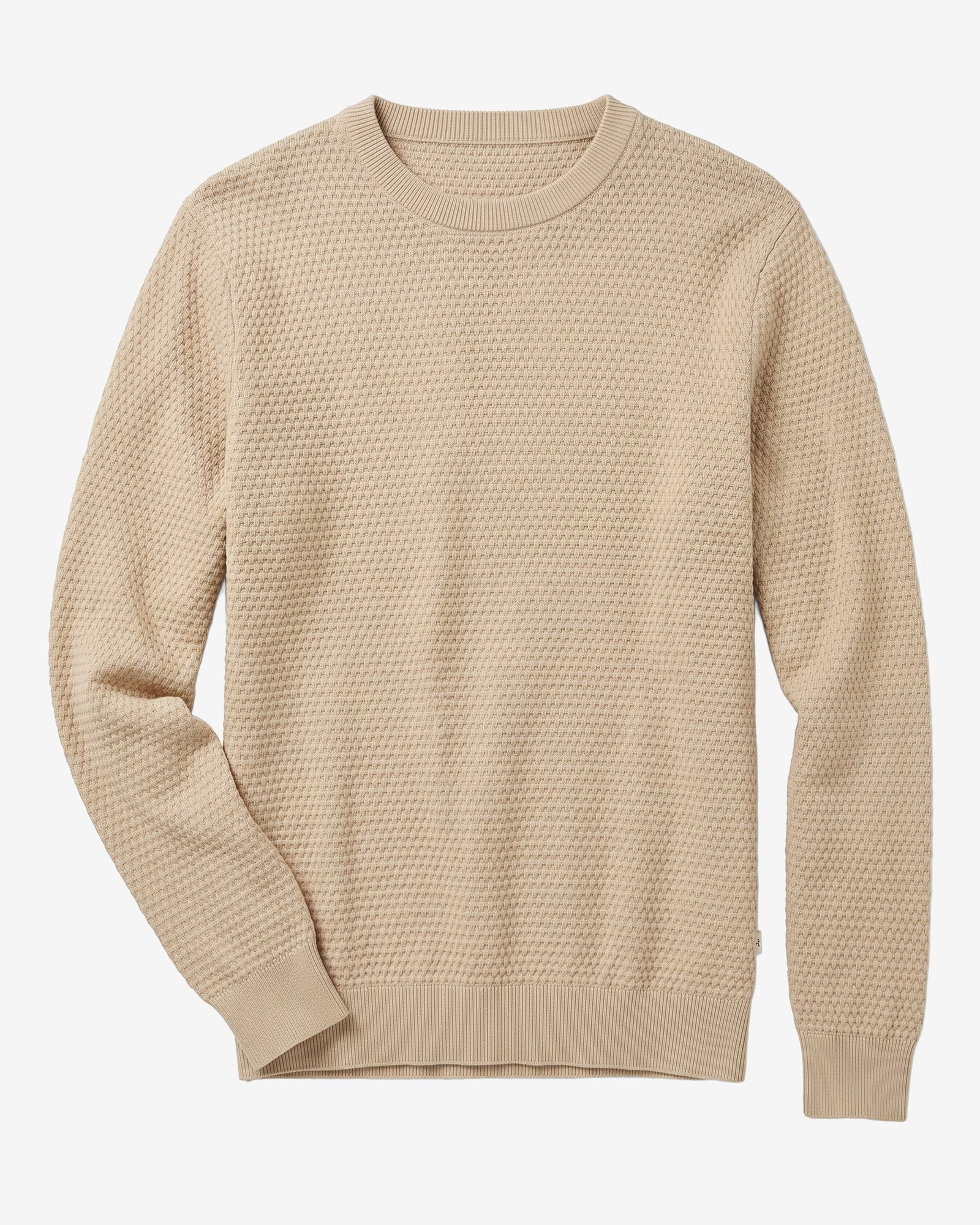 VAGN REGELUR BUBBLE KNIT CREW NECK 1228 LIGHT FEATHER GRAY