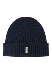 HAT RIBBED LOGO MERINO WOOL