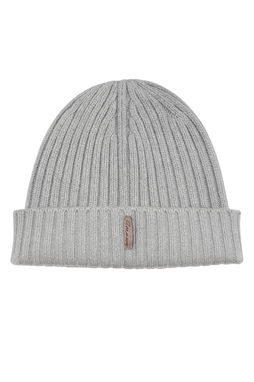 HAT RIBBED LOGO MERINO WOOL