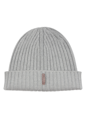 HAT RIBBED LOGO MERINO WOOL
