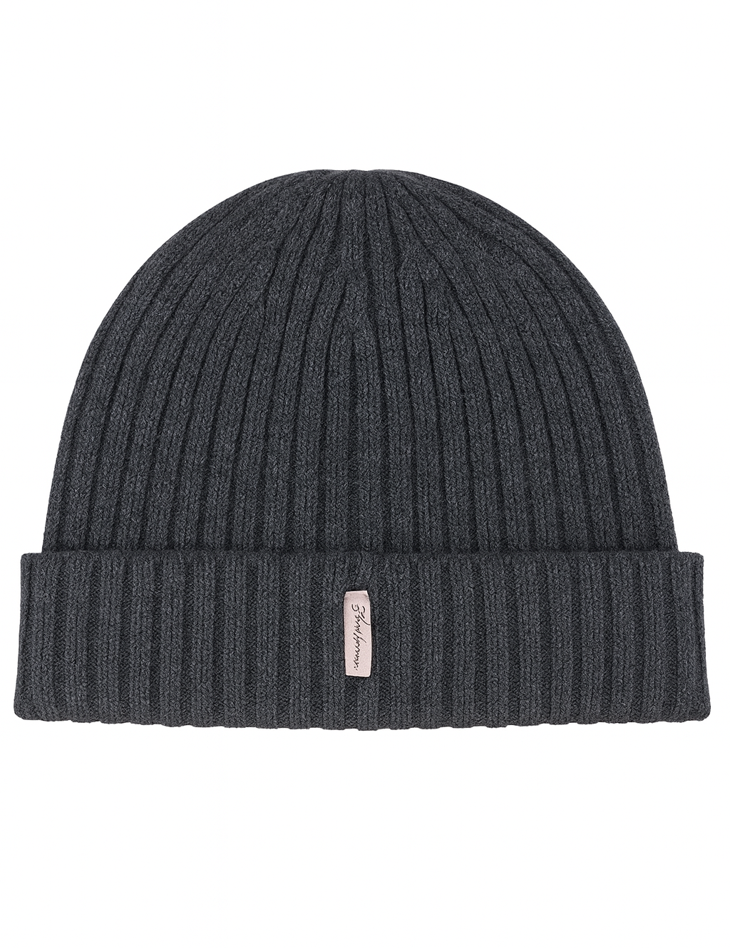 HAT RIBBED LOGO MERINO WOOL