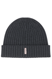 HAT RIBBED LOGO MERINO WOOL