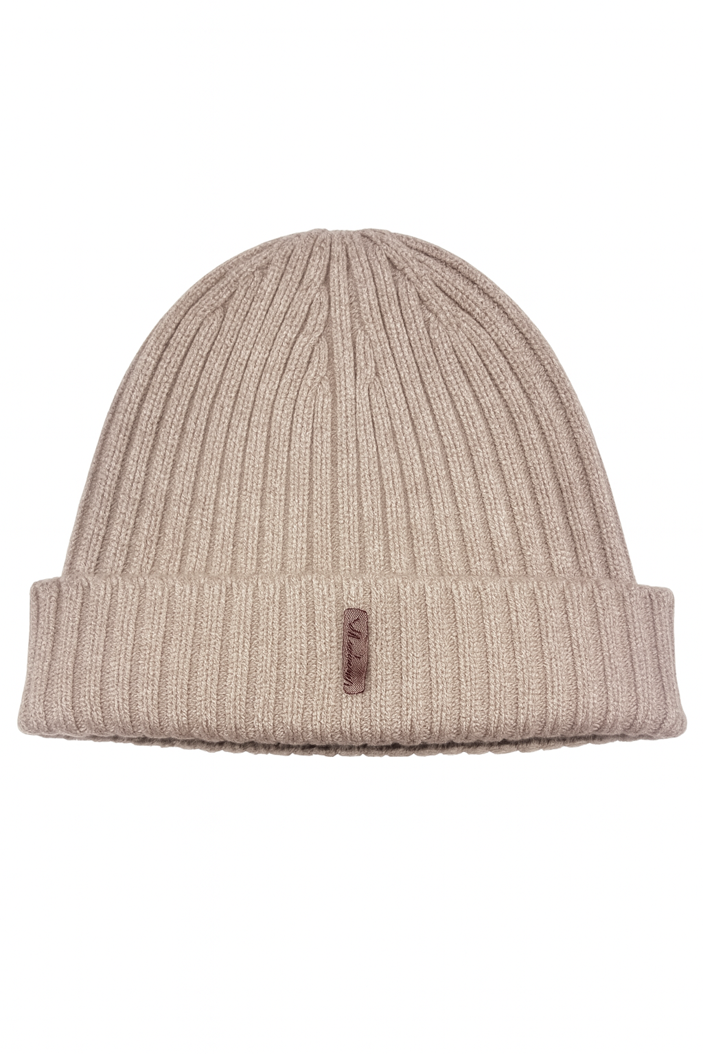 HAT RIBBED LOGO MERINO WOOL