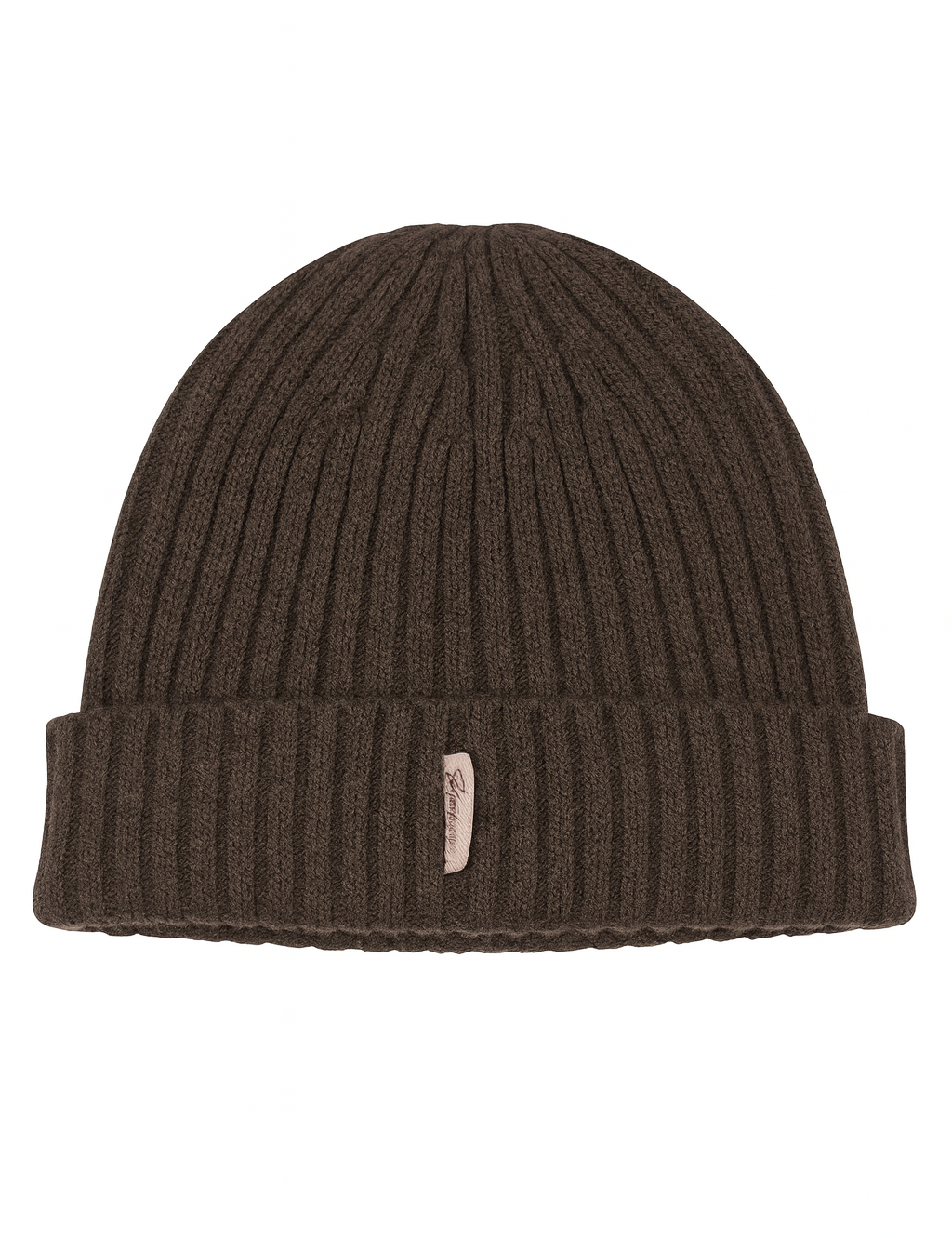 HAT RIBBED LOGO MERINO WOOL