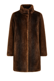 AVA COAT FAUX FUR MINK