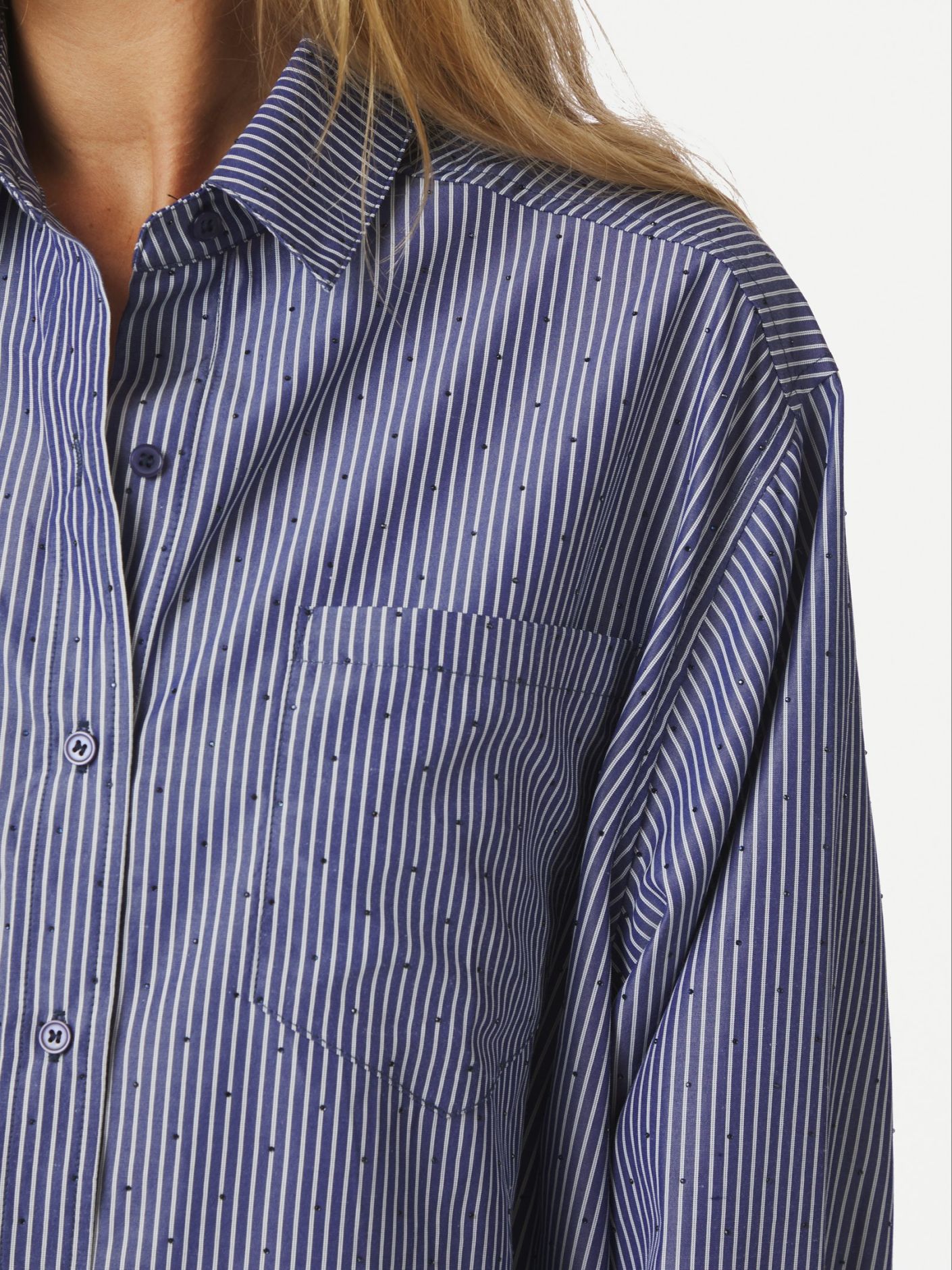 DALMA STRIPE STONE SHIRT