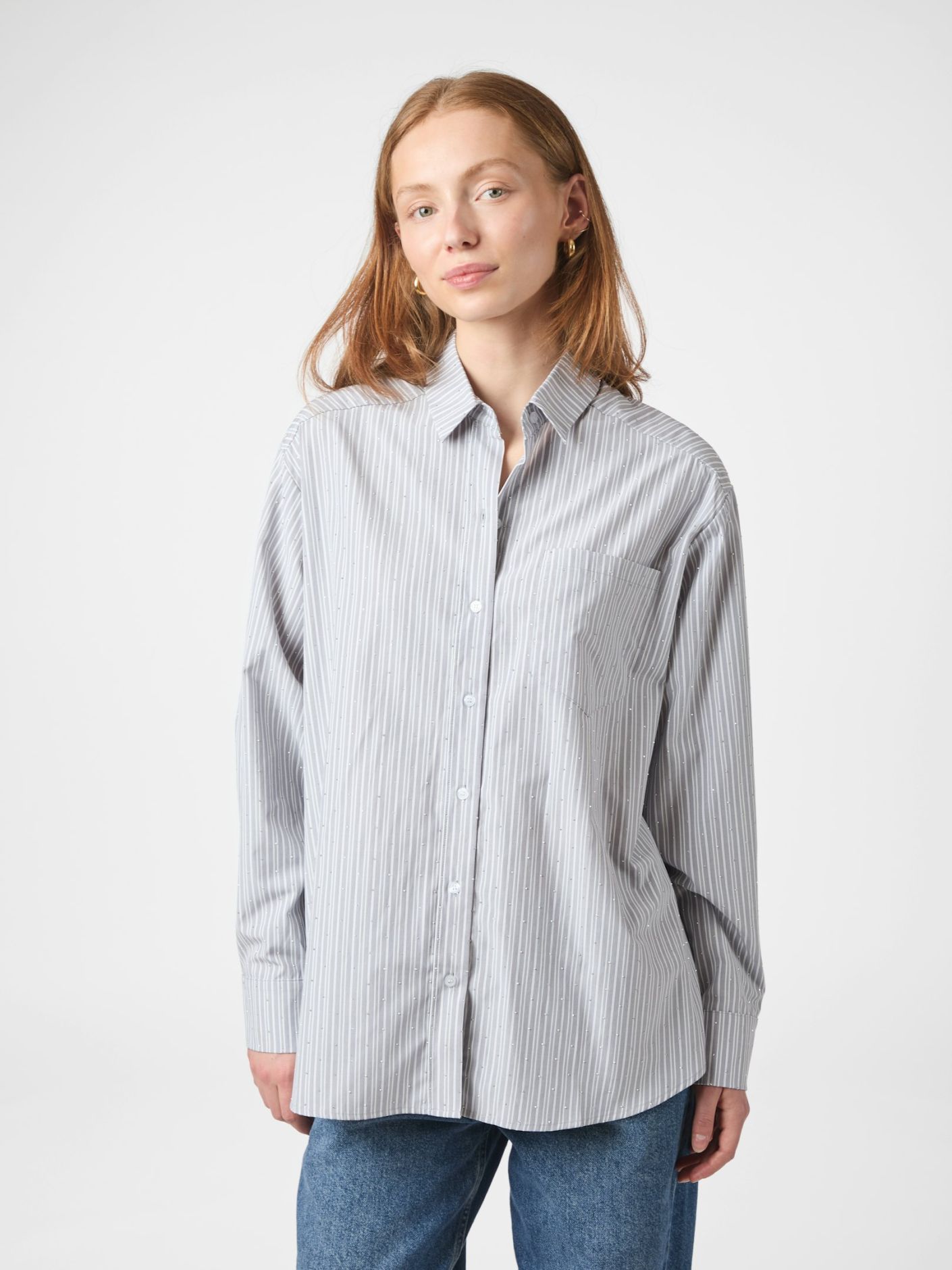 DALMA STRIPE STONE SHIRT