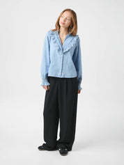 DEGAS DENIM BLOUSE