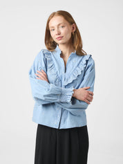 DEGAS DENIM BLOUSE
