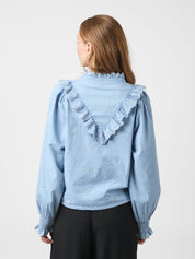 DEGAS DENIM BLOUSE