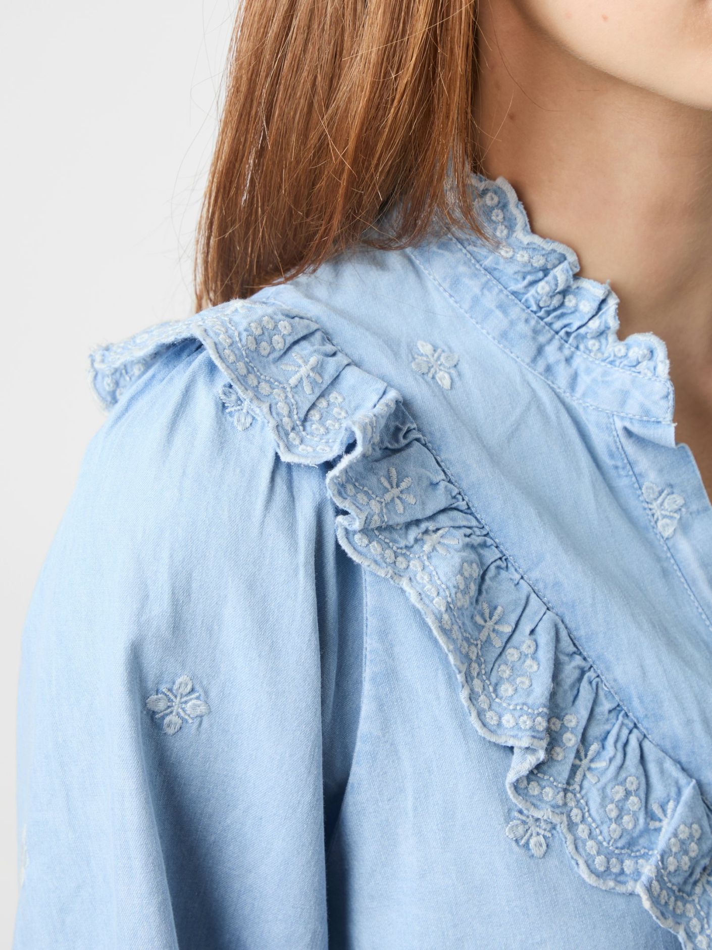 DEGAS DENIM BLOUSE