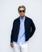John Stripe Shirt - LIGHT BLUE