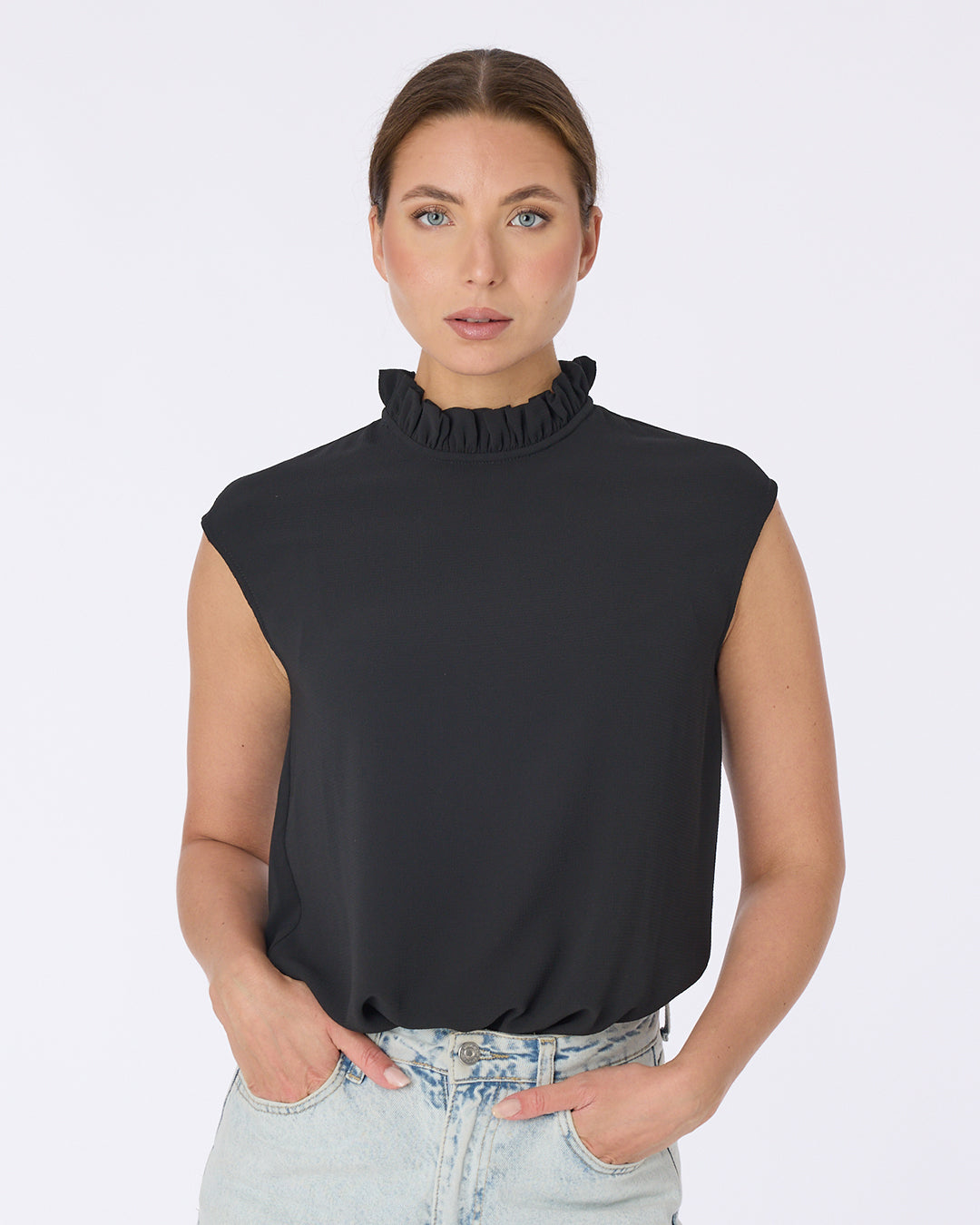 EMILY FRILL BLOUSE