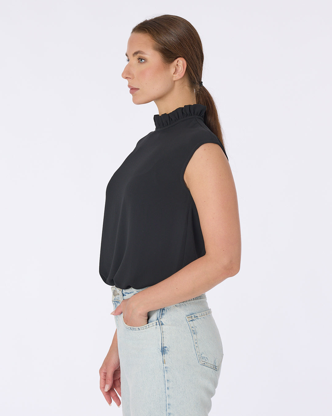 EMILY FRILL BLOUSE