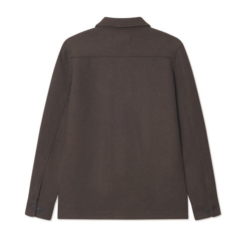 JASON SOLID WOOL OVERSHIRT