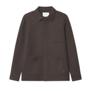 JASON SOLID WOOL OVERSHIRT