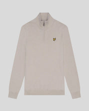 Lyle & Scott Cotton Merino Quarter Zip, Cove