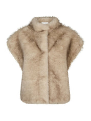 KWVINI FAUX FUR VEST