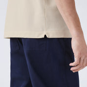 SHORT SLEEVED RIBBED COLLAR SHIRT XFJ LAPLAND